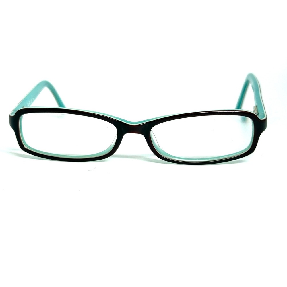 Blue Bay by Safilo B&B 811 T8G Eyeglasses Burgundy Turquoise Rectangular Frames
